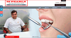 Desktop Screenshot of 32pearlsdentalclinic.com